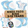99FLIPS Knee Pads, Elbow Pads and Wrist Guards for Kids and Toddler, Skateboard, Roller Skates, Inline Skates Protective Gear - Size XS Light Blue view 1