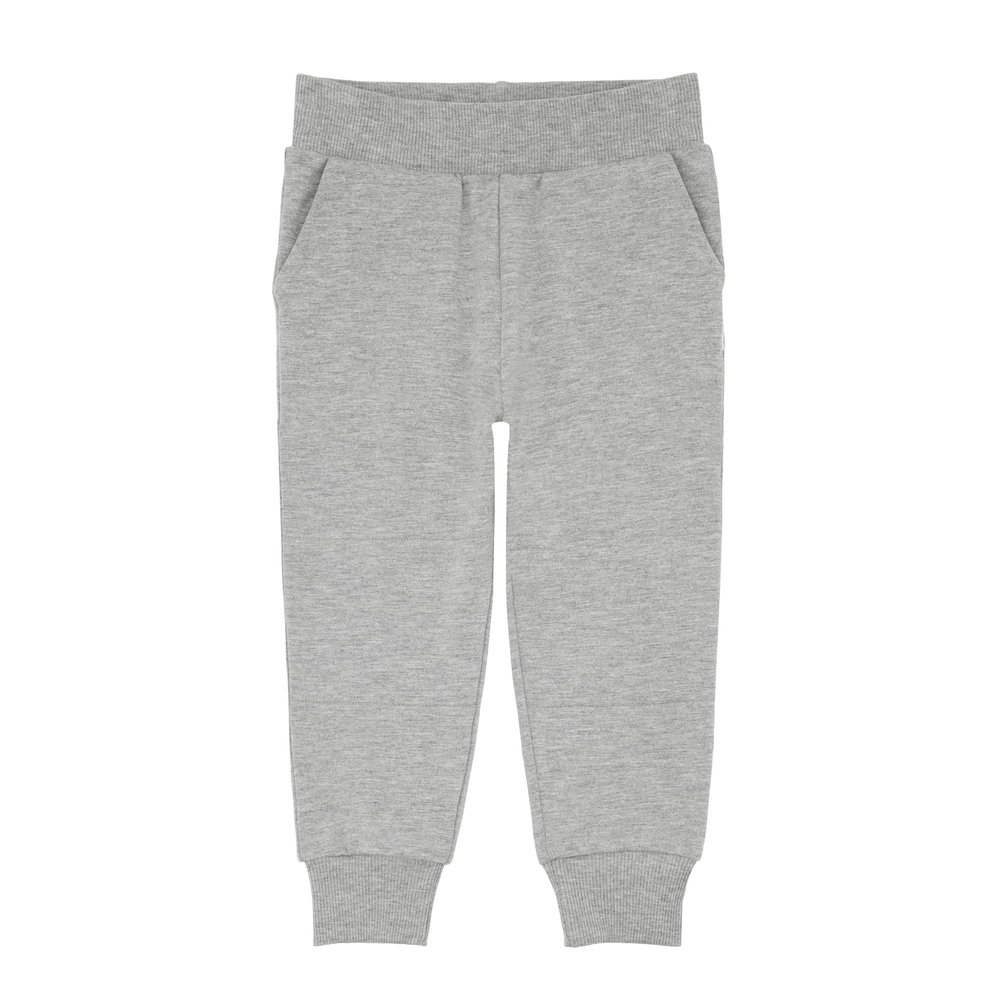 Little Sleepies Joggers for Boys & Girls, Soft Toddler Sweatpants, Baby Boys Pants, Elastic Waistband (Size 4T, Heather Gray)