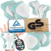 99FLIPS Toddler Knee and Elbow Pads Set - Knee Pads for Kids - Wrist Guards for Skating Protective Gear - Size SM Mint - Skateboard Roller Skates Scooter Ice Skates view 1