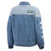 WEAR by Erin Andrews Women's New York Jets Full-Button Denim Jacket view 4