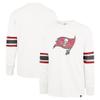 47 Men's White Tampa Bay Buccaneers Gridiron Premier Brex Long Sleeve T-Shirt view 1