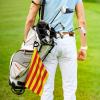 ASEDFGT Flag of Catalonia Golf Towel 16 x 24 Inch Golf Towels for Golf Bags Polyester Golf Towel with Carabiner Clip Men and Women Golf Accessories view 3