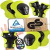 99FLIPS Toddler Knee and Elbow Pads Set - Knee Pads for Kids - Wrist Guards for Skating Protective Gear - Size SM Green - Skateboard Roller Skates Scooter Ice Skates view 1