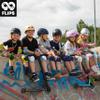 99FLIPS Toddler Knee and Elbow Pads Set - Knee Pads for Kids - Wrist Guards for Skating Protective Gear - Size SM Blue - Skateboard Roller Skates Scooter Ice Skates view 3