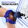 99FLIPS Toddler Knee and Elbow Pads Set - Knee Pads for Kids - Wrist Guards for Skating Protective Gear - Size SM Blue - Skateboard Roller Skates Scooter Ice Skates view 4