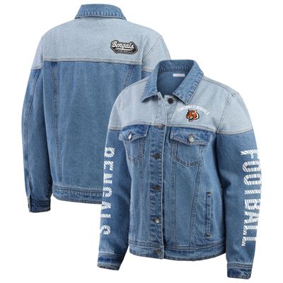 WEAR by Erin Andrews Women's Cincinnati Bengals Full-Button Denim Jacket
