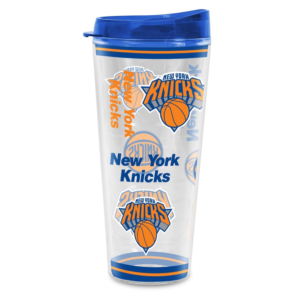 Rico Industries NBA Basketball New York Knicks Mayhem Double Wall 20oz Tritan Tumbler