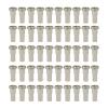 USYUHAIJUN 50PCS Brass Spoke Nipple 14G 13G 12G Mountain Road Bicycles Wheel E-Bike Scooter Bike Spoke Cap Brass Bike Part Coated(12G Silver 13mm) view 1