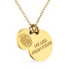 Stone Armory Necklace for Penn State Nittany Lions - 18K Gold-Plated Stainless Steel Jewelry Designed for Sensitive Skin - Adjustable 16-20in Chain, Gift for Penn State University Fans view 1
