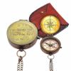 So You Can Always Find Your Way Back to Me Compass - Personalized Working Compass with Leather case, for him/her Bronze for Men- Luxury Gift view 3
