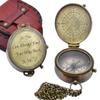 So You Can Always Find Your Way Back to Me Compass - Personalized Working Compass with Leather case, for him/her Bronze for Men- Luxury Gift view 4