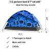 KidzAdventure 2 in 1 Indoor/Outdoor Tent for Kids, Double Layer PU1500 Waterproof, Lightweight & Easy Pop up Toddler/Kids Tent, Ideal for Backyard, Outside Camping, or Play Fort view 2