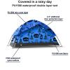 KidzAdventure 2 in 1 Indoor/Outdoor Tent for Kids, Double Layer PU1500 Waterproof, Lightweight & Easy Pop up Toddler/Kids Tent, Ideal for Backyard, Outside Camping, or Play Fort view 4