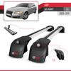 accessorypart Compatible with A6 (C6) Avant 2005-2011 ACE-2 Car Roof Rack Cross Bar Grey Aluminium 2 Bars view 3