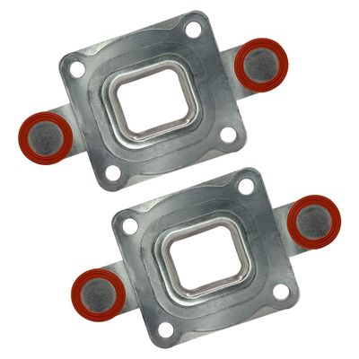 A.A Exhaust Elbow Riser Dry Joint Gasket, Closed Replacement for MerCruiser Mercury - 27-864549A1, 27-864549A02 (2 Pack)