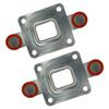 A.A Exhaust Elbow Riser Dry Joint Gasket, Closed Replacement for MerCruiser Mercury - 27-864549A1, 27-864549A02 (2 Pack) view 1