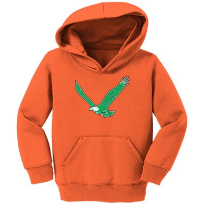 Haase Unlimited Eagle - Philly Sports Toddler/Youth Fleece Hoodie (Orange, 4T (Toddler))