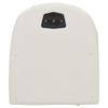 2510 Bay Boat Leaning Post Backrest Cushion 729773H.12 | White view 4