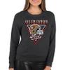 Team Fan Apparel NFL Womens Retro Triangle Slouchy Crewneck, Fleece Pullover Tagless, Long Sleeve Sweatshirt, Football Apparel (San Francisco 49ers - Heather Charcoal, Large) view 1