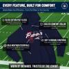 Team Fan Apparel NFL Adult Unisex Retro Script Ultra Soft Fleece Hooded Sweatshirt, Officially Licensed Football Performance Hoodie (New England Patriots - Navy, XXXX-Large) view 3