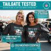 Team Fan Apparel NFL Womens Retro Triangle Slouchy Crewneck, Fleece Pullover Tagless, Long Sleeve Sweatshirt, Football Apparel (Miami Dolphins - Heather Charcoal, Small) view 4
