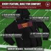 Team Fan Apparel NFL Youth Repeating Logo Football Fleece Hooded Sweatshirt, For Boys and Girls, Pro Hoodie Pullover (Washington Commanders - Black, Medium) view 3