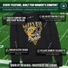 Team Fan Apparel NFL Womens Retro Triangle Slouchy Crewneck, Fleece Pullover Tagless, Long Sleeve Sweatshirt, Football Apparel (Green Bay Packers - Heather Charcoal, Small) view 3