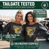 Team Fan Apparel NFL Womens Retro Triangle Slouchy Crewneck, Fleece Pullover Tagless, Long Sleeve Sweatshirt, Football Apparel (Green Bay Packers - Heather Charcoal, Small) view 4