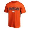NFL Kids Youth 8-20 Official Team Color Stated Football Game Star Performance Primary Logo Short Sleeve T-Shirt (Denver Broncos Orange, 14-16) view 1