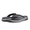 Skechers Men's Silva-Falco Thong Sandal, Blk, 10 view 3