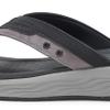 Skechers Men's Silva-Falco Thong Sandal, Blk, 10 view 4