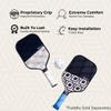 Pickle Grips Pickleball Paddle Grip Tape - Overgrip Grip Wrap for Pickleball Racket - Moisture Wicking Paddle Grip Wrap (2 Pack) (Baby Blue) view 3