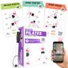Flexies Pilates Workout Cards - 58 Exercise Cards with Pilates Mat Workout Postures, Video Instructions & Breathing Tips | Free Ring & Dry-Erase Marker to Create at home pilates womens workout planner view 1