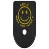 NDZ Performance Magazine Base Plate Finger Extension for Glock Gen 1-5, 19, 17, 22, 23, 24, 31, 32, 34  Anodized Aluminum  Gold Color Filled Engraving  Made in USA  Smile Wait for Flash Smile view 1