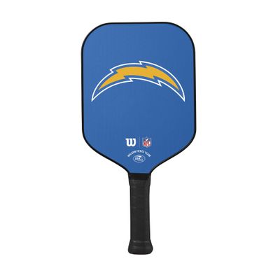 Wilson NFL Collection Fierce Team Pickleball Paddle - Grip Size 2-4 1/4", Los Angeles Chargers
