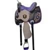 AD Saddlery Western Barrel Racing Horse Saddles Handmade Premium Leather Comfort for Horses Trail Equestrian Tooled Carved Horse Saddle for Riding Size: 10"-18" inches Seat MO06 (16.5" inches Seat) view 1