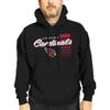 Team Fan Apparel NFL Adult Unisex Retro Script Ultra Soft Fleece Hooded Sweatshirt, Officially Licensed Football Performance Hoodie (Arizona Cardinals - Black, XXXXX-Large) view 1