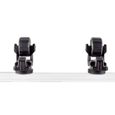 YakAttack LeaderBoard RotoGrip  2 Pack | Track-Mounted Holder LeaderBoard Measuring Board | Secure Rubber Wheel & Hook Design | Fits GearTrac & MightyMount | Made in USA