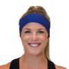 Hydra4 Headbands for Maximum Sweat Diversion | Lightweight and Breathable Headband Design for Athletes, Running, Gym, and Outdoor Workouts | H4 TechMesh, Midnight Blue Heather view 2