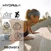 Hydra4 Headbands for Maximum Sweat Diversion | Lightweight and Breathable Headband Design for Athletes, Running, Gym, and Outdoor Workouts | H4 TechMesh, Midnight Blue Heather view 3