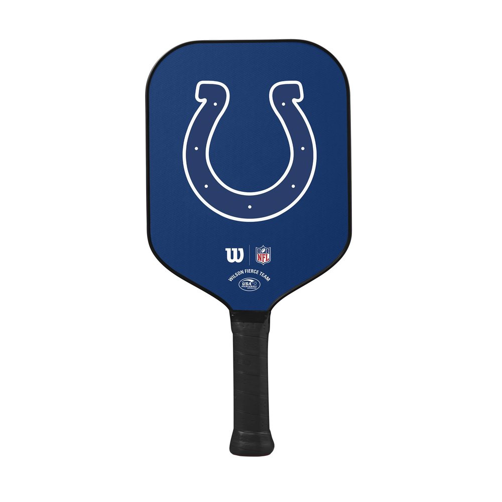 Wilson NFL Collection Fierce Team Pickleball Paddle - Grip Size 2-4 1/4", Indianapolis Colts