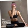 6 Pcs Yoga Headband Workout Headbands for Women Sweat Bands Headbands for Women Sport Headbands for Women Workout Accessories for Women Broadside Sweatband Cotton/3259 view 2