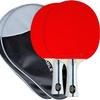 Palio Expert 3.0 Table Tennis Racket & Case | ITTF Approved High-Performance Ping Pong Rackets for Beginners | Maximum Spin & Control (Set of 2 Rackets) view 1