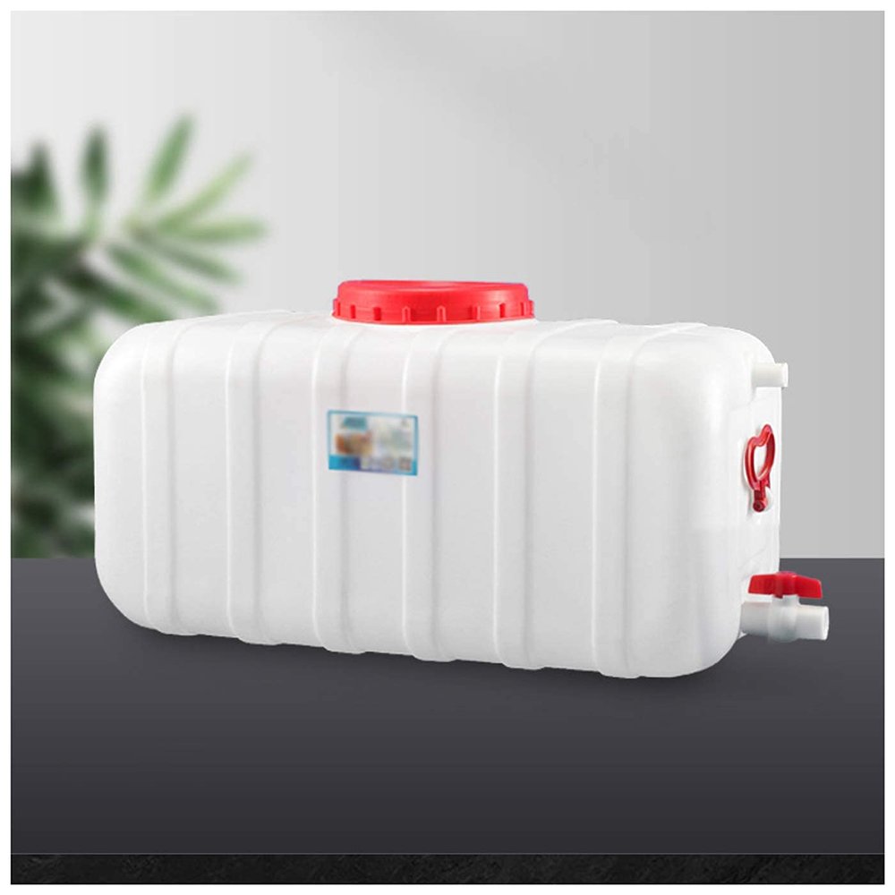 Water Tank Camping Water Container Plastic Water Tank 160L Large Capacity Water Storage Container With Lid And Tap Water Dispenser Water Storage Carrier For Outdoors Hiking Camping Self-dri(Size:160L)