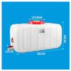 Water Tank Camping Water Container Plastic Water Tank 160L Large Capacity Water Storage Container With Lid And Tap Water Dispenser Water Storage Carrier For Outdoors Hiking Camping Self-dri(Size:160L) view 2