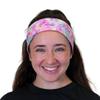 Hydra2 Headbands for Maximum Sweat Diversion | Lightweight and Breathable Headband Design for Athletes, Running, Gym, and Outdoor Workouts | H2 Flatweave, Rainbow Tiedye view 2