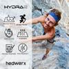 Hydra2 Headbands for Maximum Sweat Diversion | Lightweight and Breathable Headband Design for Athletes, Running, Gym, and Outdoor Workouts | H2 Flatweave, Rainbow Tiedye view 3
