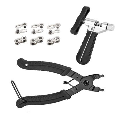 BESPORTBLE 1set Bike Link Plier Tool Kit Chain Removal Device Ergonomic Handle for Easy Disassembly and Connection of Bike Chain Links