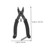 BESPORTBLE 1set Bike Link Plier Tool Kit Chain Removal Device Ergonomic Handle for Easy Disassembly and Connection of Bike Chain Links view 3