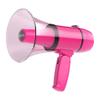 DJFKDYHPE Portable Bullhorn Megaphones Portable with Built-in Siren Bullhorn Speaker Adjustable Volume, USB Handheld Megaphone Handheld Amplifier Lightweight Amplifiers(Pink) view 1